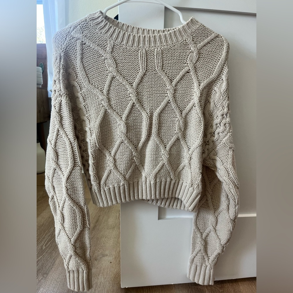 Aeropostale Cream Sweater